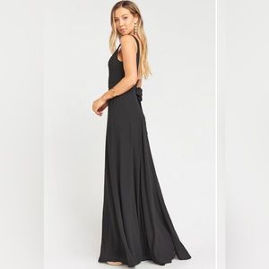 SHOW ME YOUR MUMU BLACK MAXI DRESS